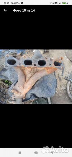 Выпускной коллектор kia sportage 1 16v