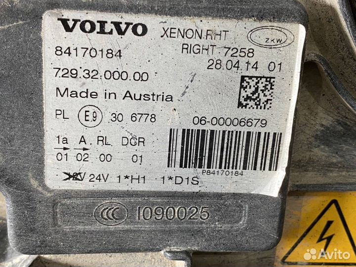 Фара правая Volvo FMX 84170184