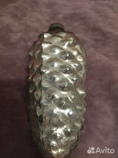 Елочные игрушки СССР. Часы, шишки