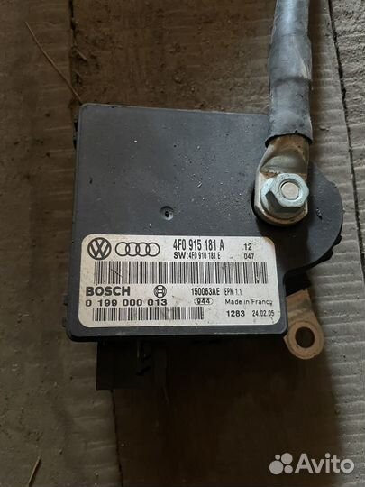 Блок управления акб Audi A6 C6 4F