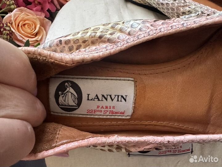 Балетки 35 36 Lanvin оригинал