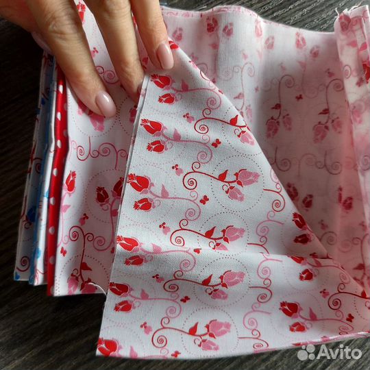 Ткань отрезы печворк хлопок для рукоделия