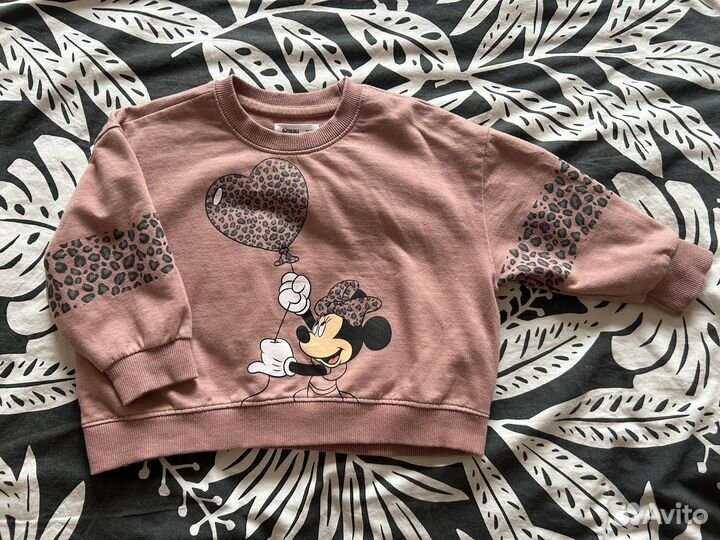 Свитшот, кофта для девочки 98 минни маус