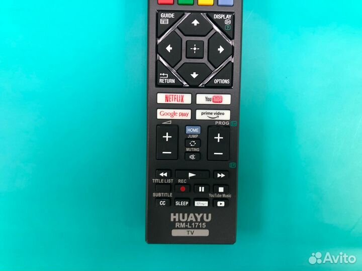Универсальный пульт для телевизора sony RM-L1715
