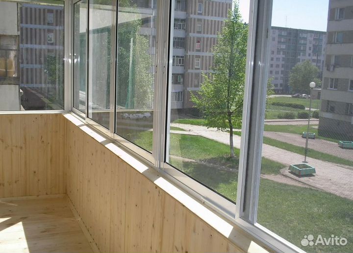 Окна на балкон раздвижное