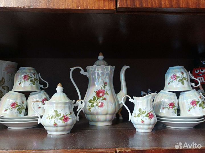 Кофейный фарфоровый сервиз Польша