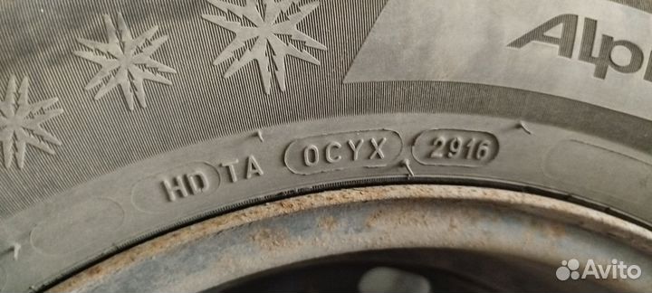 Зимние колеса r15 Michelin alpin 5