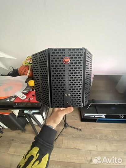 Студийный микрофон AKG P 120 + стойка+ экран