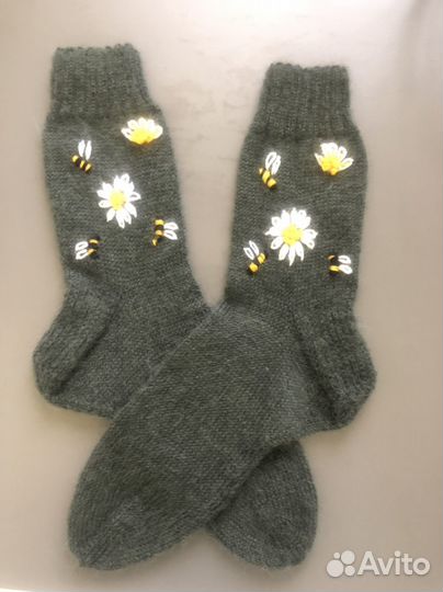 Носки вязаные ручной работы