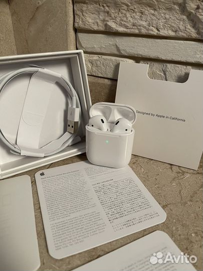 Airpods 2 premium (чехол+ доставка)