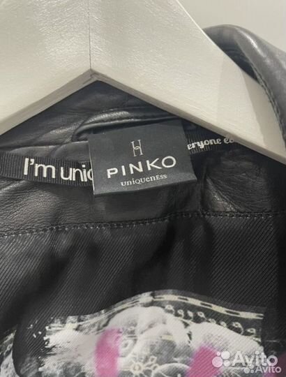 Куртка кожаная женская Pinko