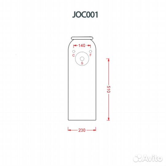 Artceram jolie Пьедестал для раковины 50