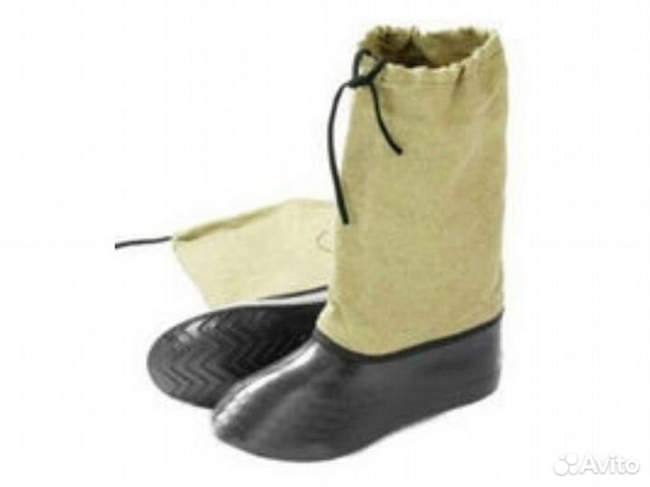 Бахилы морозостойкие с брезентовой надставкой