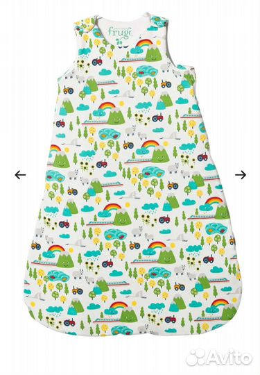Мешок для сна Frugi новый с утеплителем 68-80