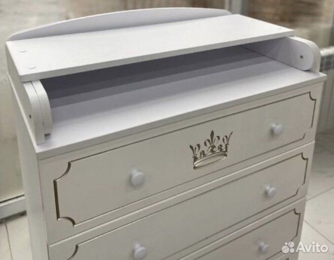 Пеленальный комод белый, пеленальный столик