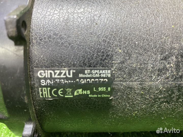 Блютуз колонка ginzzu gm-987b