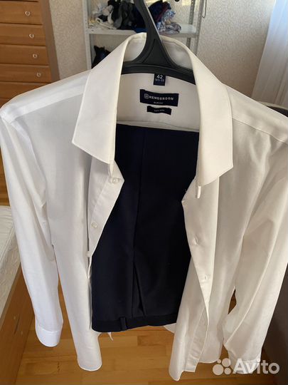 Рубашка белая henderson