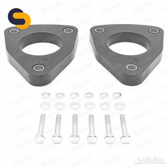 86-15-010/20 - Проставки увеличения клиренса передних стоек dongfeng - полиуретан 20 мм