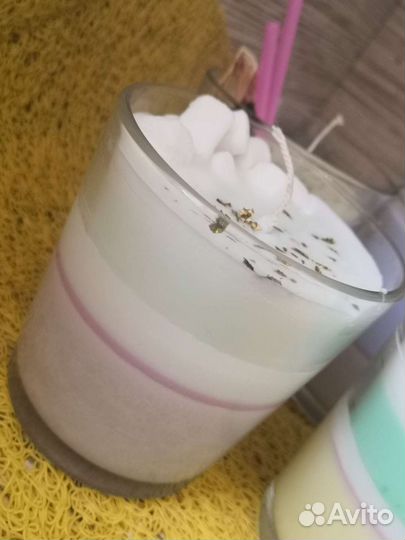 Свечи с тайным посланием или в виде десерта