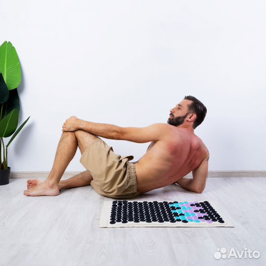 Акупунктурный массажный коврик с подогревом EcoSap