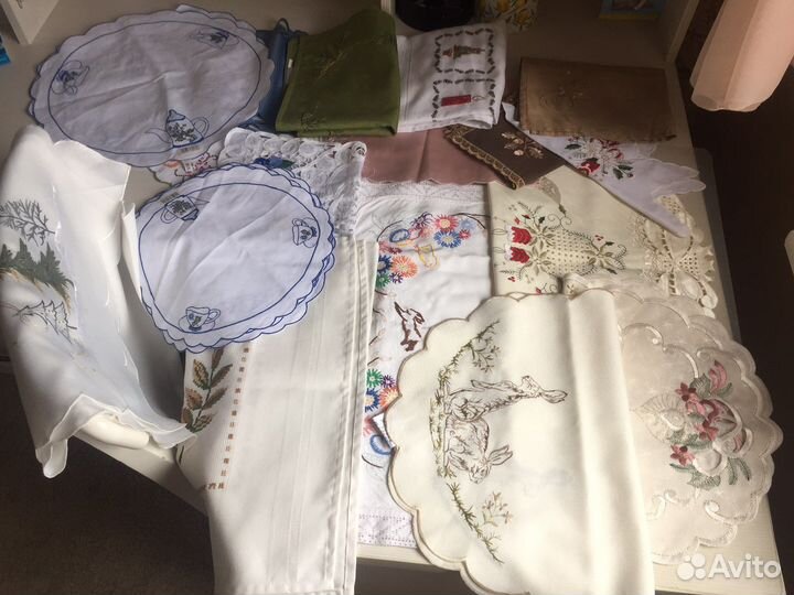 Винтажные скатерти дорожки Германия, Zara home