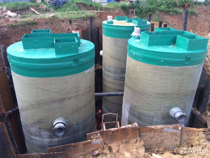 Септик эко Евролос 8 энергонезависимый