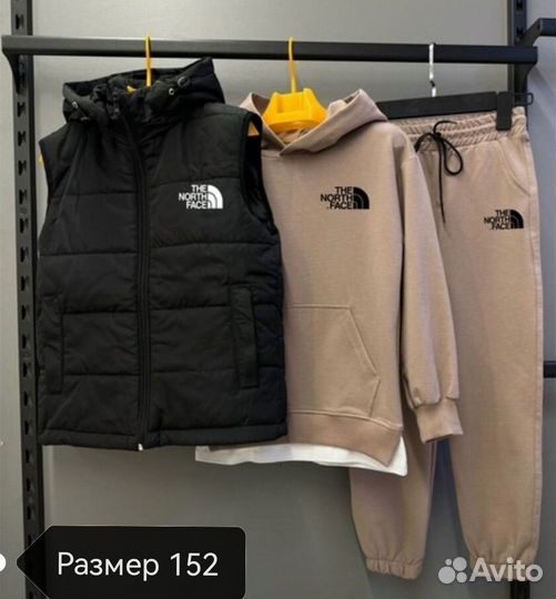 Костюм 3 в 1 с жилеткой TNF р. 146.152