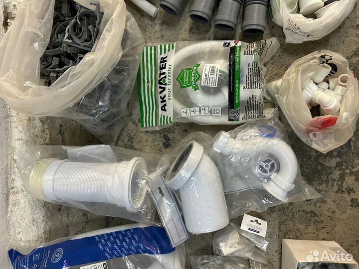 Сантехника, крепеж, вк, отопление остатки