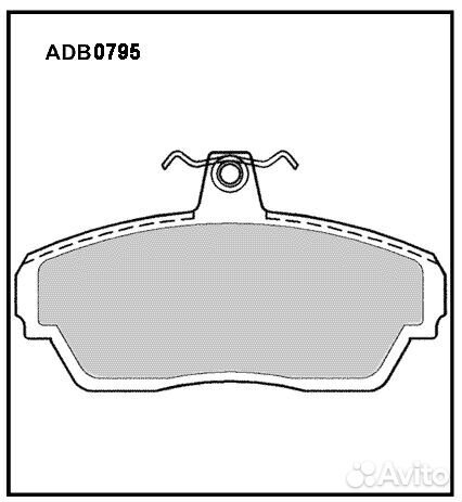 Колодки тормозные газ-3302-3110 передние (4шт)