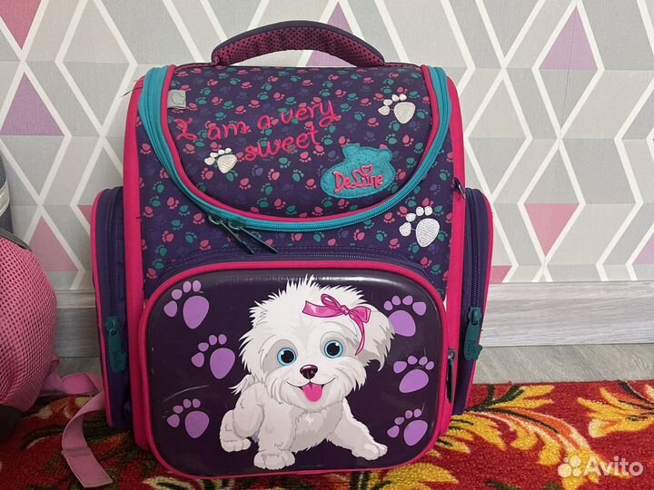 Ранец школьный для девочки бу