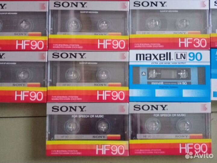 Аудиокассеты sony,tdk, ecp,maxell