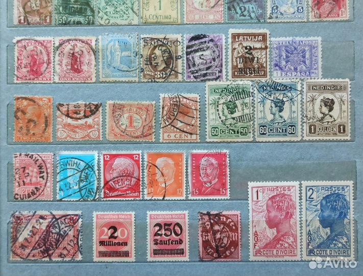 50 разных иностранных марок до 1945 года