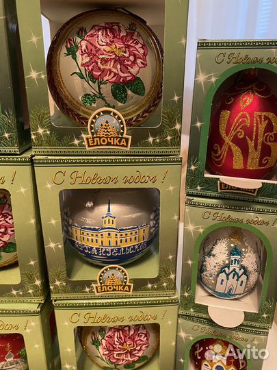 Игрушки елочные разные