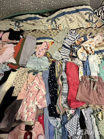 Вещи пакетом на девочку 80-86