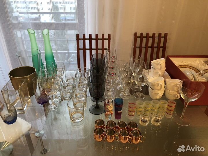 Посуда, бокалы, стаканы, чашки