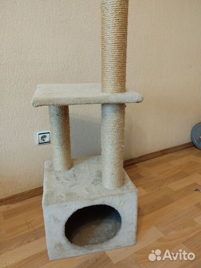 Когтеточка домик для кошки бу