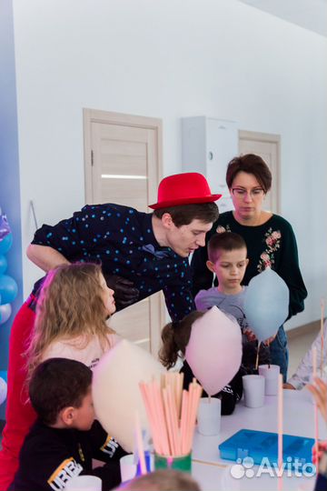 Аниматор на выезд(город/область) /Шоу сладкой ваты