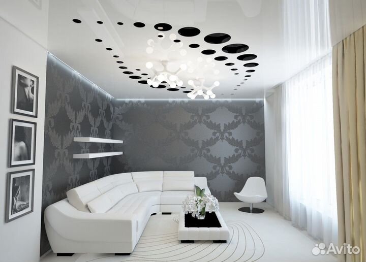 Жалюзи и натяжные потолки