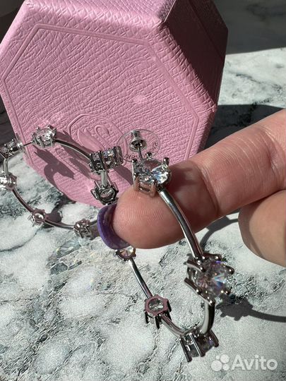 Swarovski серьги кольца Constella новые