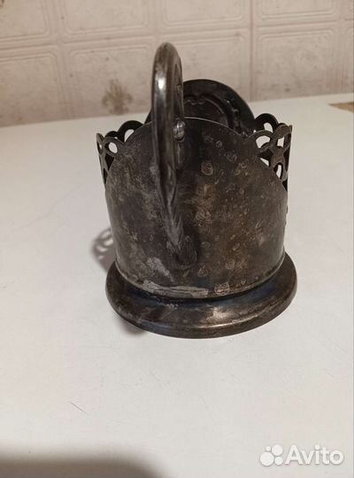 Подстаканник СССР мельхиор