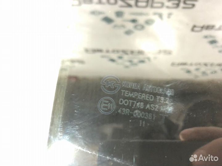 Стекло заднее правое Kia Rio 3 G4FC 2012