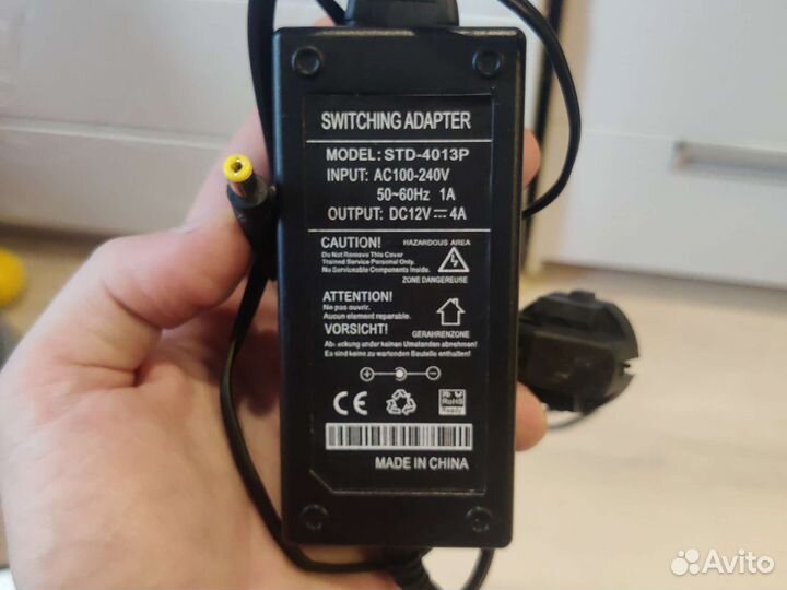 Адаптер блок питания 12v 4А