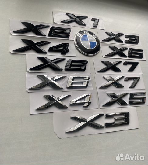 Шильдик значок BMW X1 X3 X2 X4 X5 X6 X7 e f g