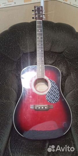 Транс акустическая гитара brahner