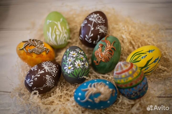 Яйцо пасхальное деревянное