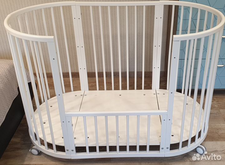 Детская кровать-трансформер с 2 матрасами