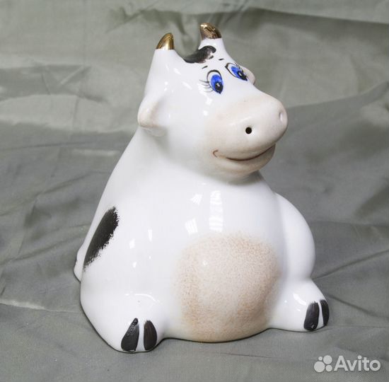 Статуэтка Корова, 1970-е годы, Сумский завод, высо