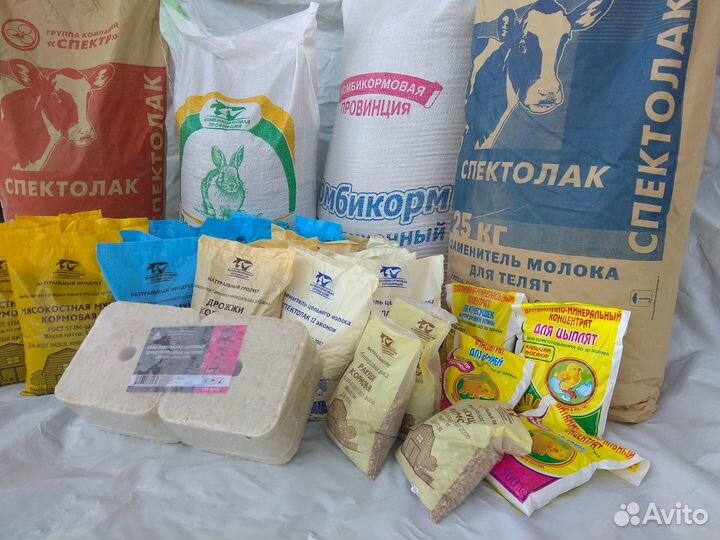 Корма для животных и птиц