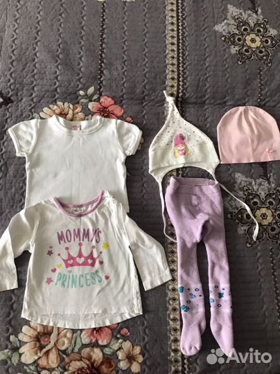 Детские вещи пакетом для девочек с 1 до 2 лет