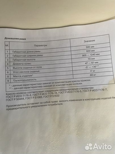 Кресло коляска